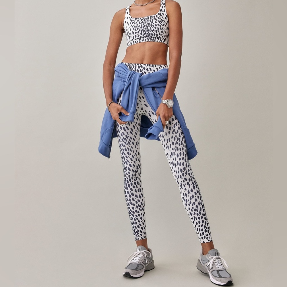 Reformation Ecomove High Rise Cheetah Legging Size XS